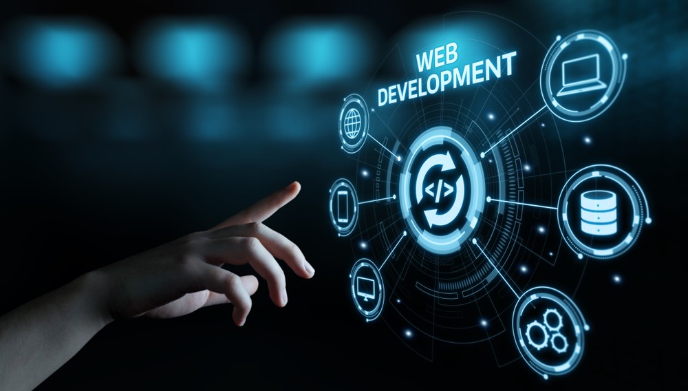 Web Development Course Preview - Students coding in modern classroom